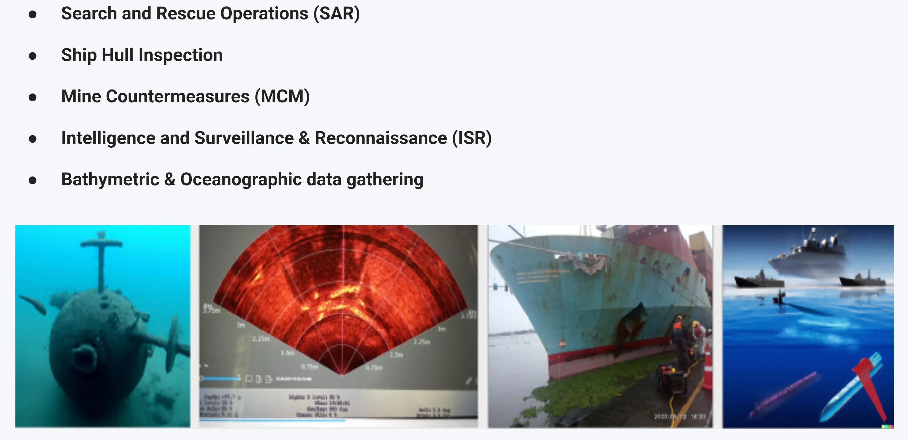 EyeROV Defense Applications